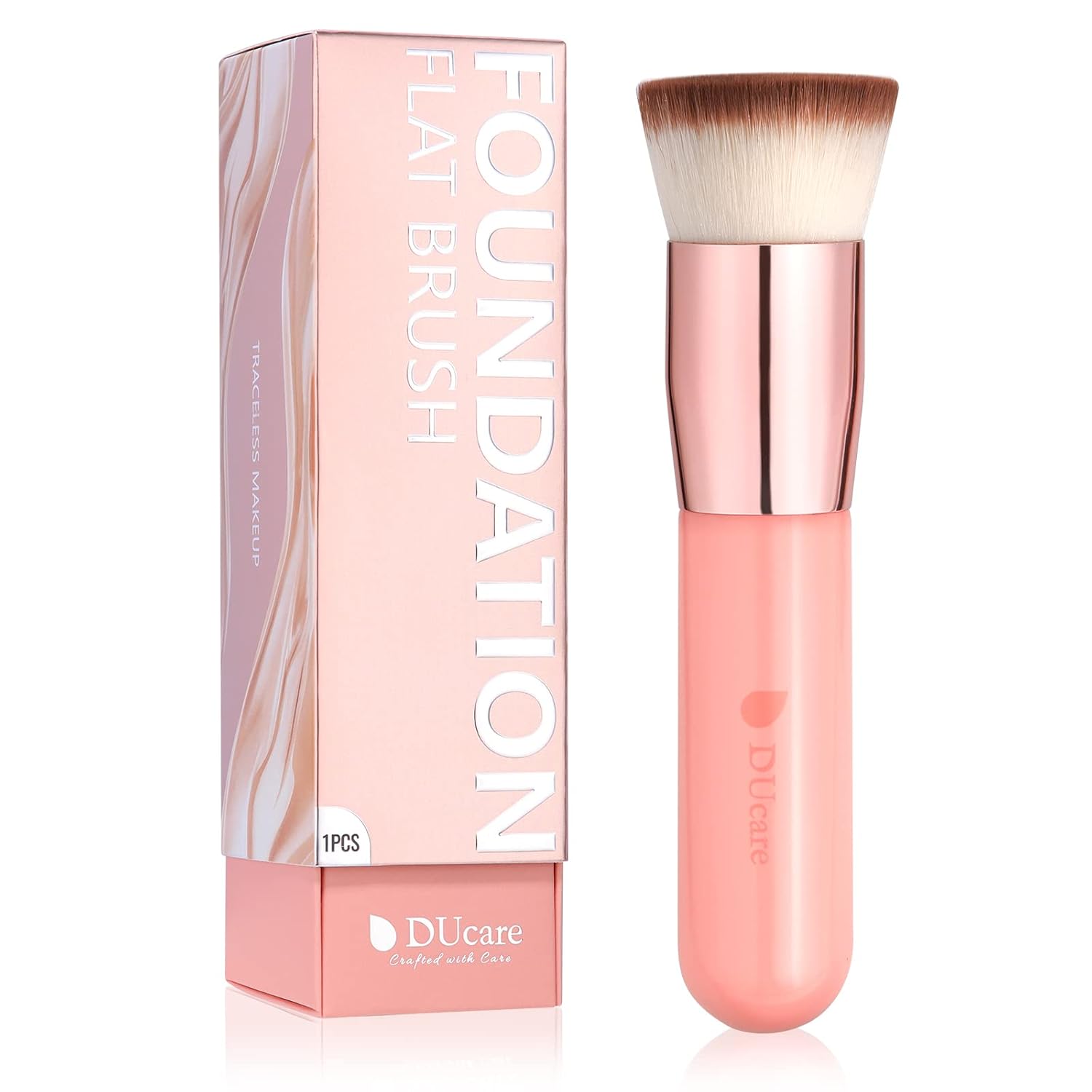 DUcare Flat Top Kabuki Brush - Seamless Makeup Blending