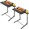 LORYERGO Folding TV Tray Tables - Ergonomic Design for Ultimate Comfort