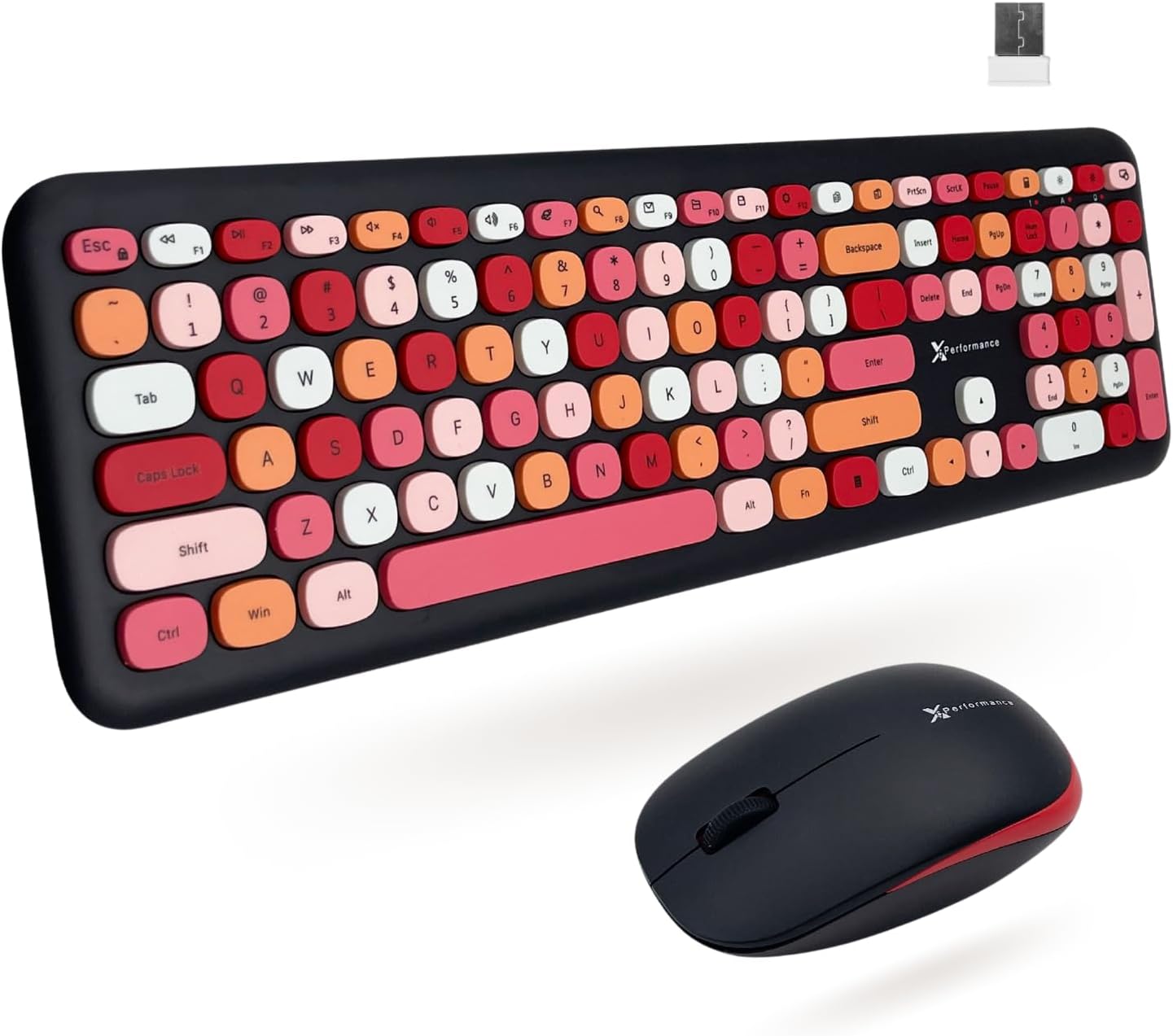 X9 Cute Wireless Keyboard and Mouse Combo for Creative Workspaces