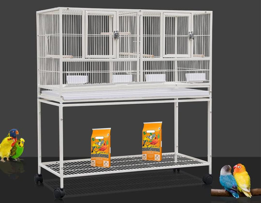 Combo Breeding Stacker Center Divided Breeder Bird Flight Cage