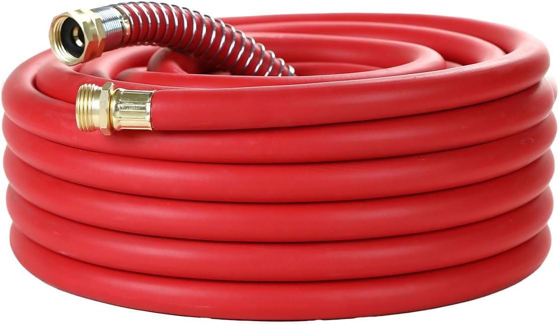 25FT Heavy Duty Rubber Garden Hose for All Your Needs