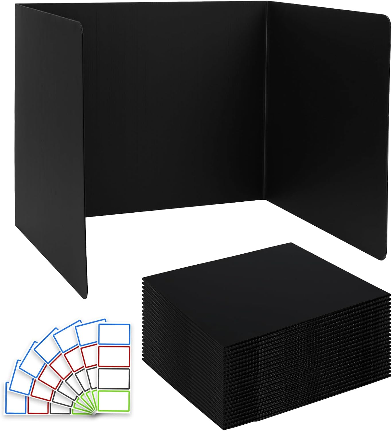 22-Pack Desk Dividers for Students - Durable Privacy Shields
