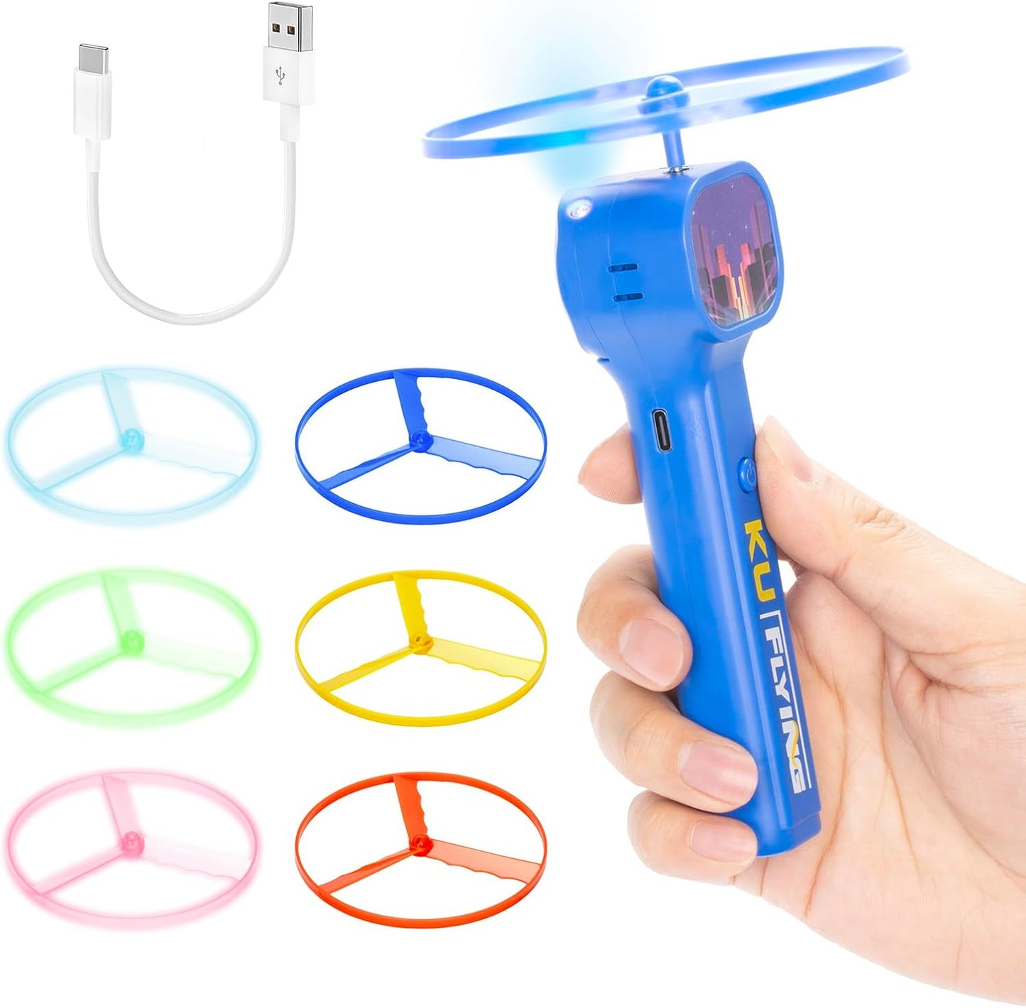 Ultimate Glow Disc Launcher Set - Outdoor Fun!
