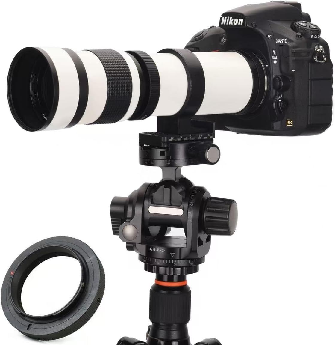 Telephoto Lens for Canon - JINTU 420-800mm Manual Focus Zoom