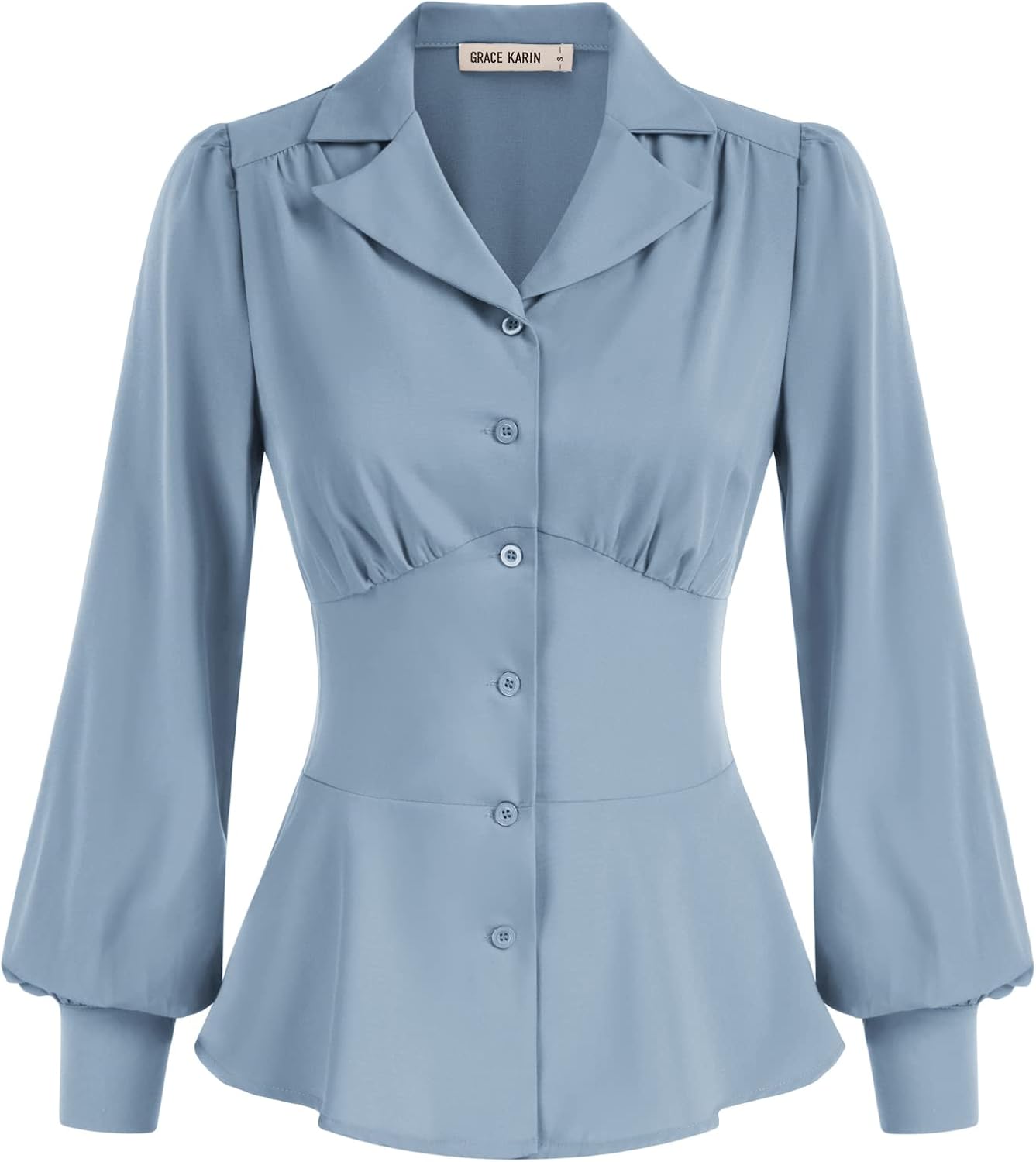Chic Womens Long Sleeve Tops for Business Casual Elegance
