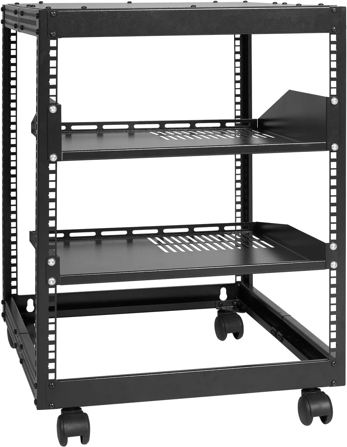 VEVOR 12U Open Frame Server Rack for Networking IT Equipment