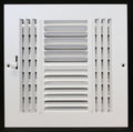 HVAC Premium 12in x 12in 4-Way Air Supply Grille - Durable White