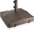 Casafield Patio Umbrella Base, 64lb Capacity - Rolling Heavy Duty
