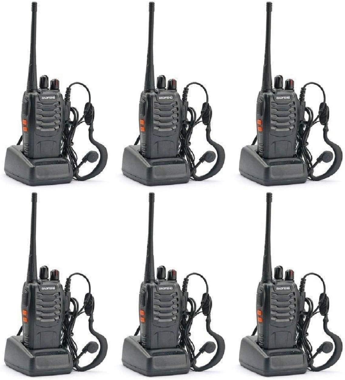 BAOFENG BF-888S Two Way Radio Pack of 6 for Reliable Communication