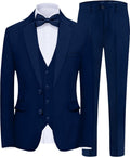 Men's Slim Fit 5-Piece Suit Set with Stretch - Ready-to-Wear Elegance