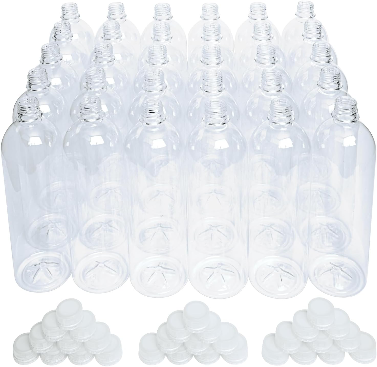 1 Liter Soda Bottles for Science Experiments - 30 Pack