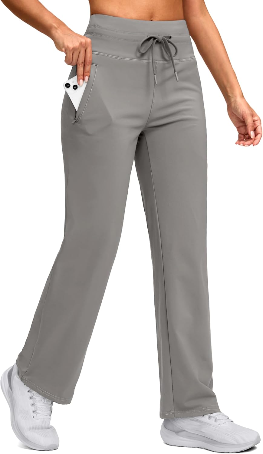 SANTINY Women's Fleece Lined Pants for Winter Warmth and Comfort