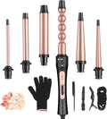 6 in 1 Curling Iron Set for Quick and Easy Hairstyles