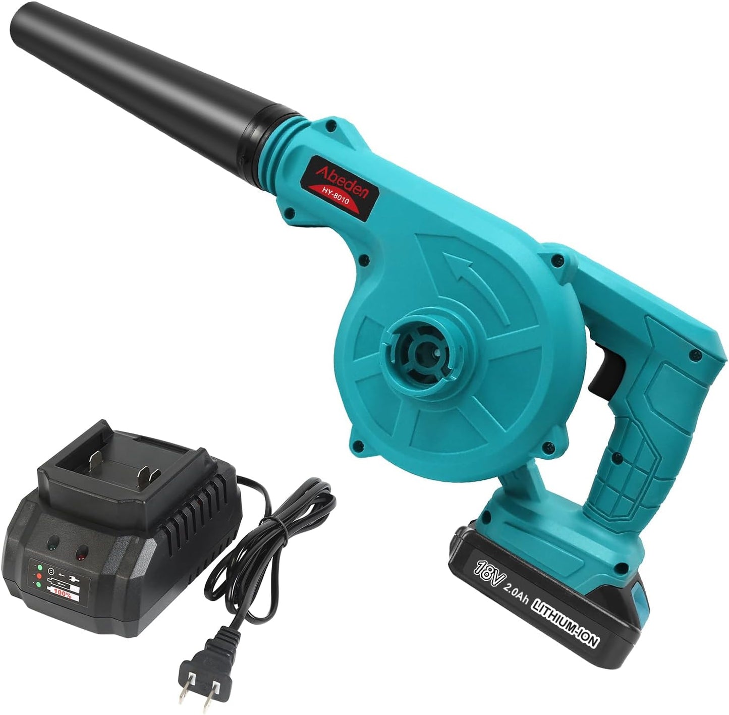Abeden Cordless Leaf Blower: 2-in-1 Sweeper and Vacuum Tool