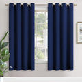 YoungsTex Navy Blue Blackout Curtains for Bedroom Privacy