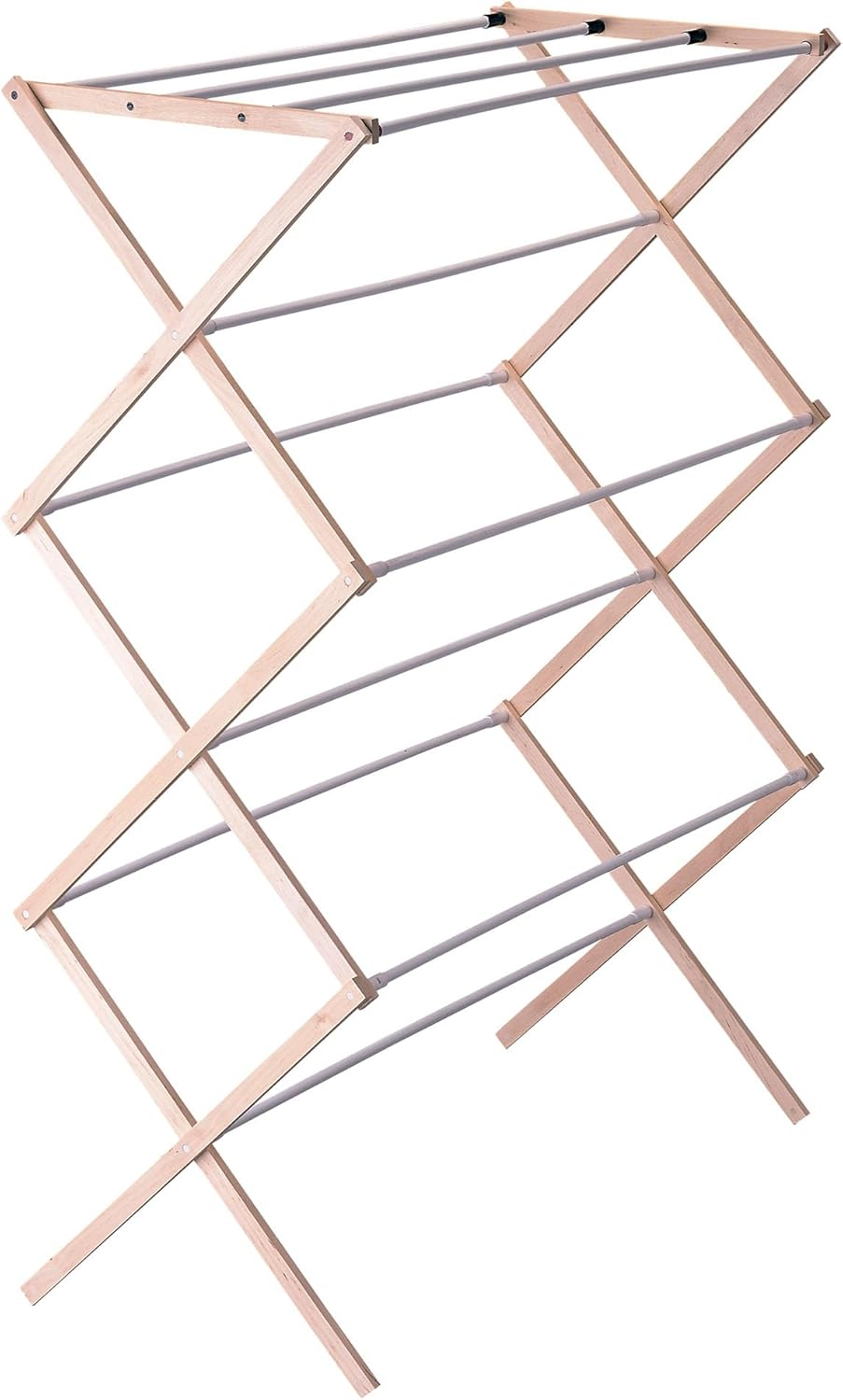 Simple Assembly Foldable Clothes Drying Rack