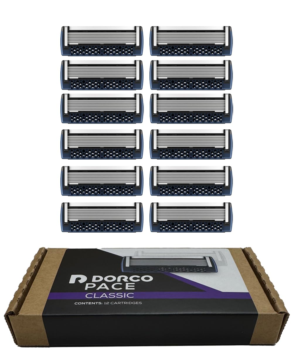DORCO Pace Classic Seven Blade Razor System for Smooth Shaving