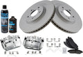 Front Ceramic Brake Pad & G-Coated Rotor Kit for 2007-13 Acura MDX