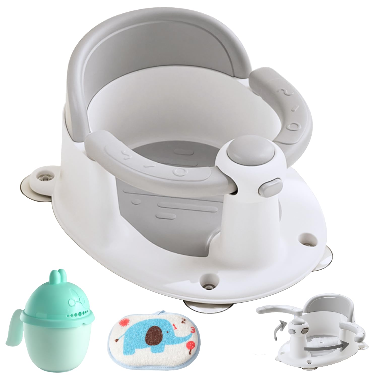 Non-Slip Baby Bath Seat for Safe and Fun Baths