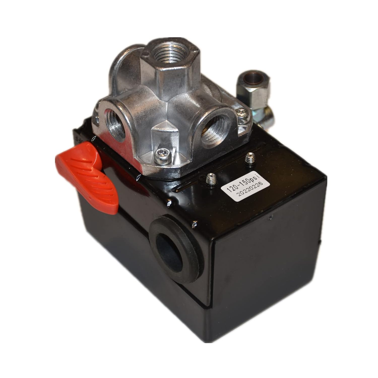 WHFZN Air Compressor Switch: 4-Port, 120-150 PSI, Automatic
