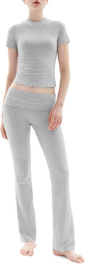 PUMIEY Women's 2 Piece Lounge Set - Cozy Nap Collection for Tall Girls