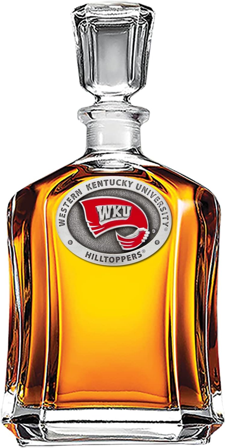 Heritage Pewter Western Kentucky Capitol Decanter for Whiskey