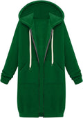 Cozy Fall Fleece Hoodie with Pockets - Women's