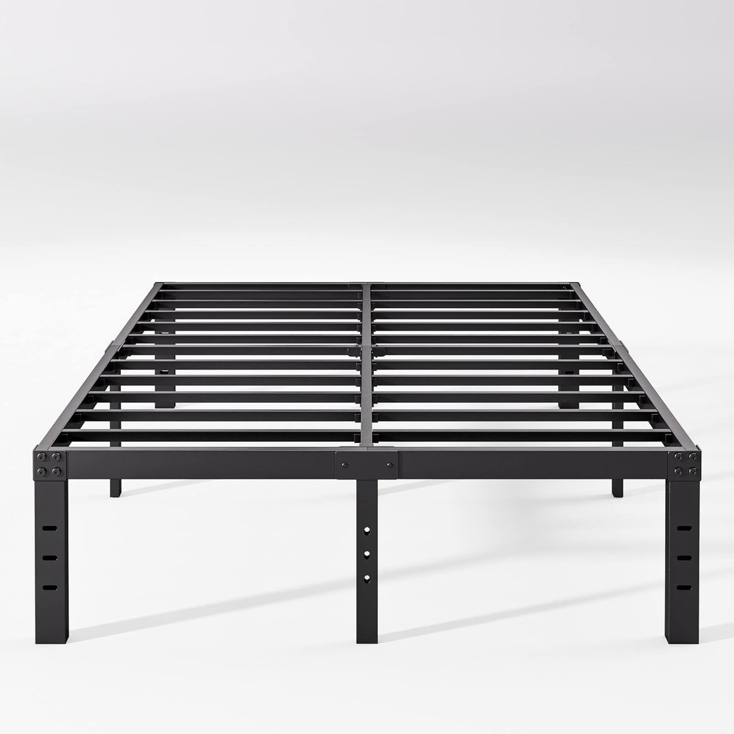 14 Inch Full Size Bed Frame No Box Spring Needed, Heavy Duty