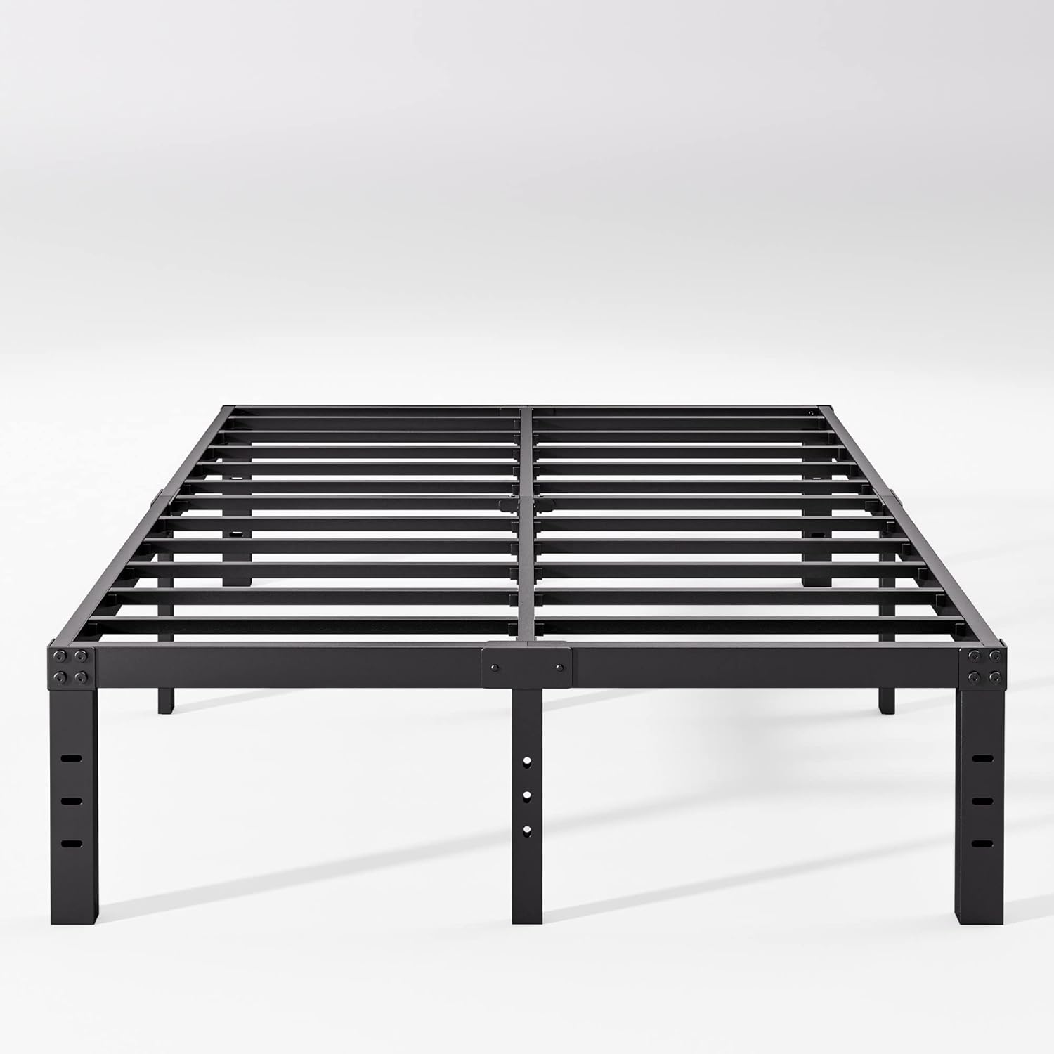 14 Inch Full Size Bed Frame No Box Spring Needed, Heavy Duty