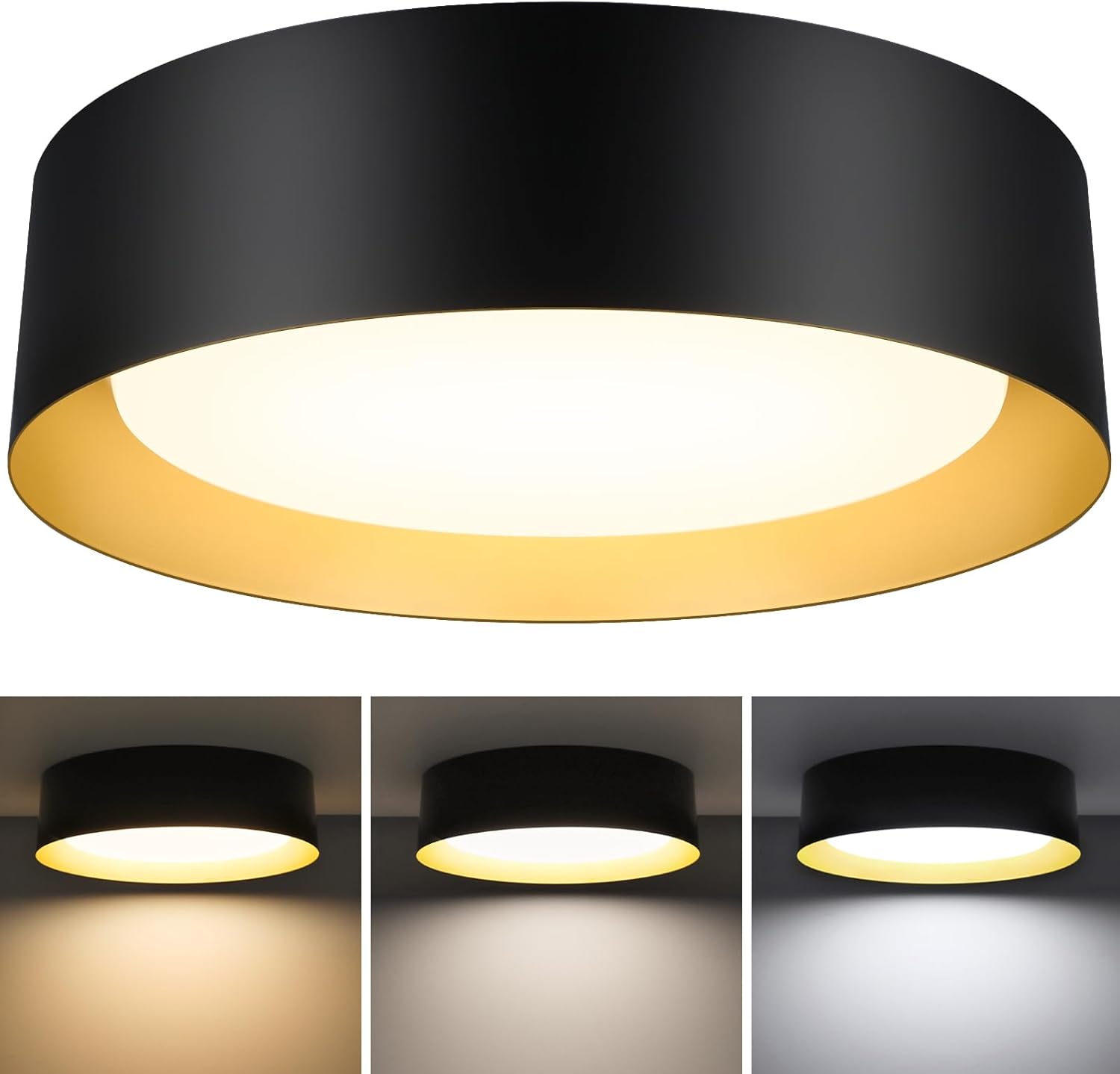 BrightHome Flush Mount LED Ceiling Light for Modern Spaces