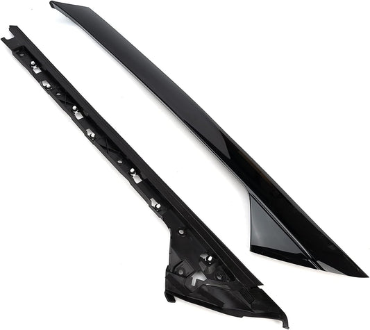 Qagea Windshield A-Pillar Panel Trim for 2011-2019 Ford Explorer