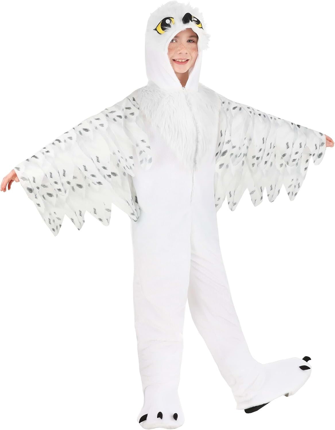 Kids White Owl Halloween Costume for Imaginative Dress-Up Fun