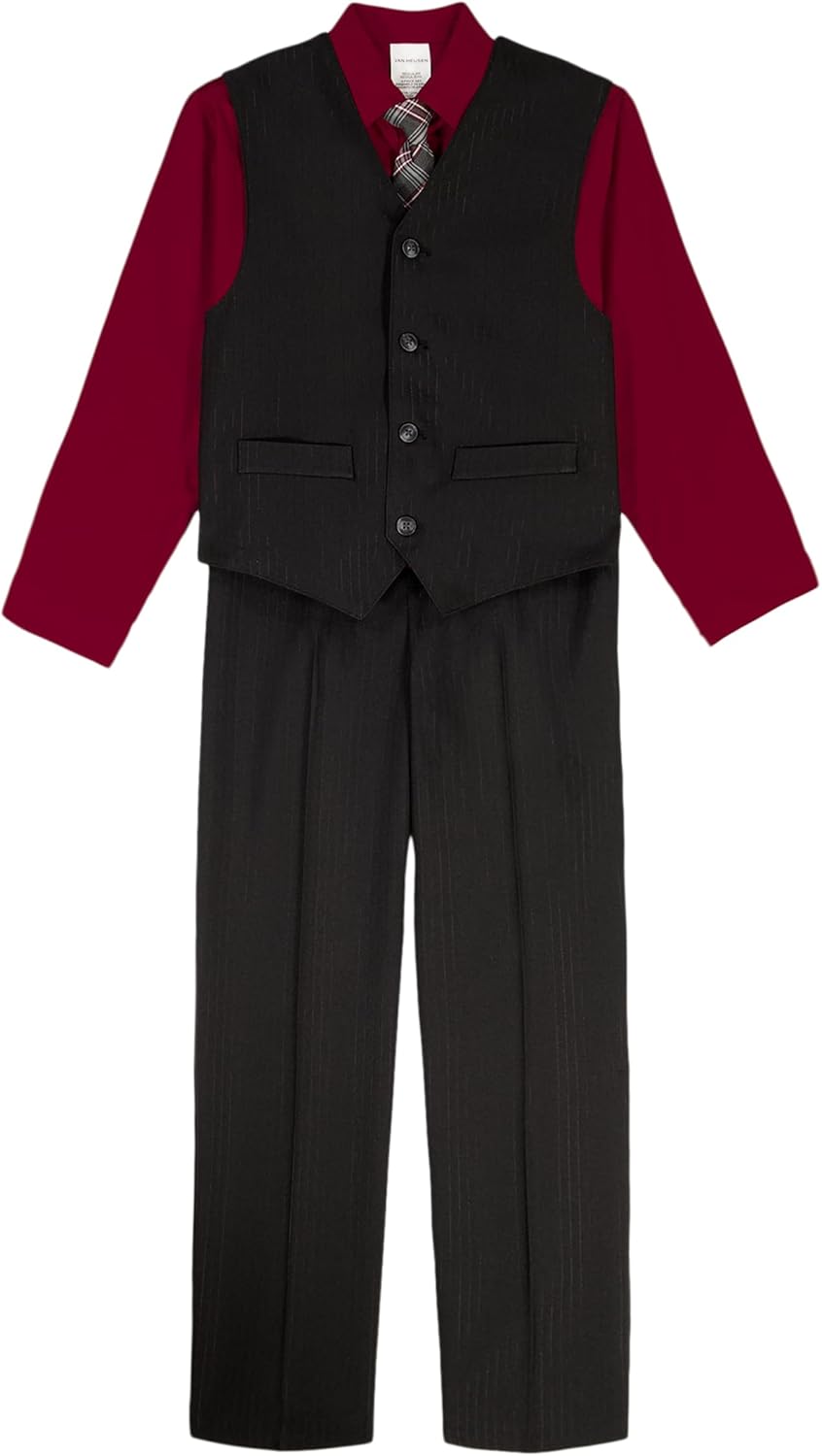 Van Heusen Boys 4-Piece Formal Suit Set for Stylish Occasions