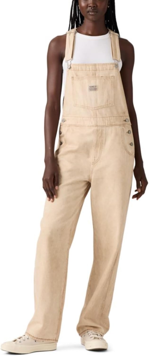 Levi's Women's Vintage Overalls with Adjustable Straps and Pockets