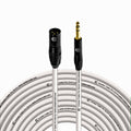 Balanced XLR Cable Male to 1/4 TRS - 150 Feet for Pro Sound