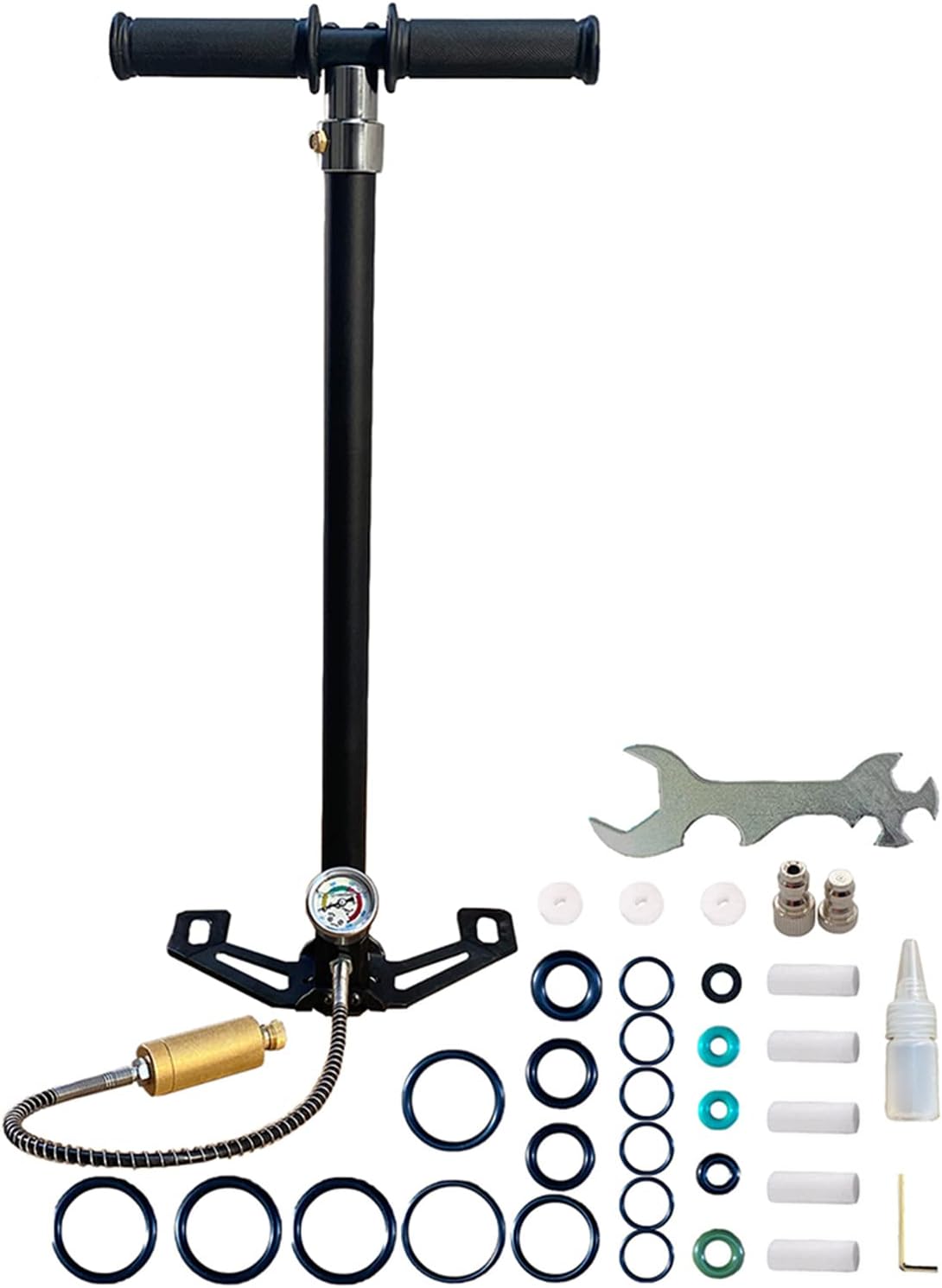 NUOGE High Pressure 4-Stage PCP Hand Pump - Fast Inflation!