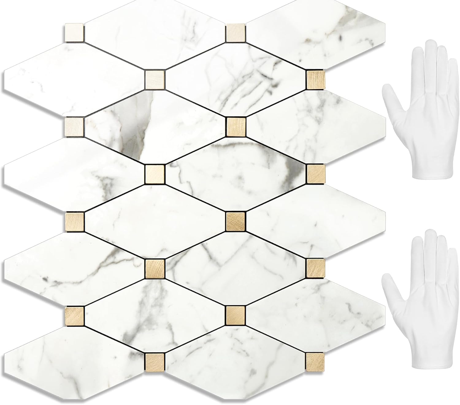 Peel and Stick Backsplash Tile for Kitchen and Bathroom Walls