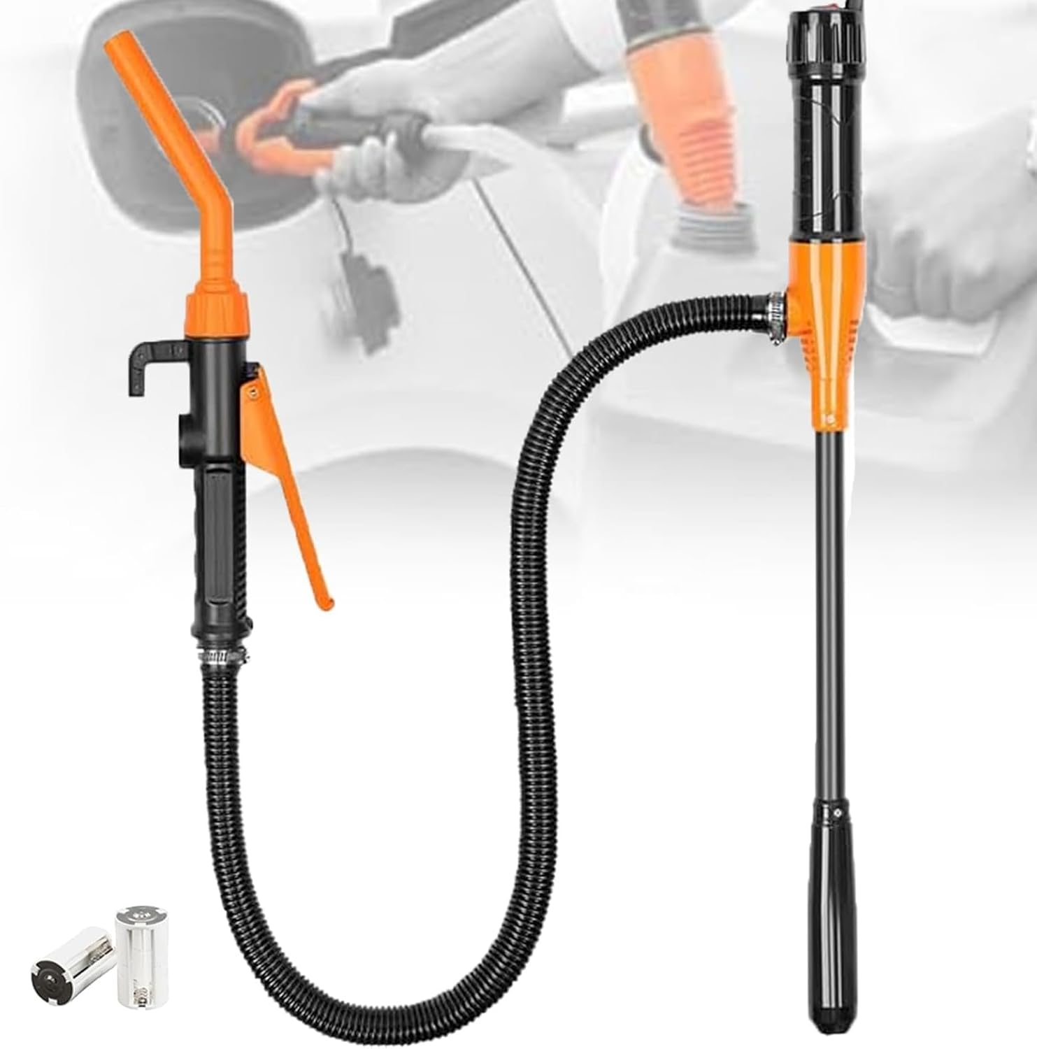 Portable Battery Pump for Gas & Water - SIXCLA