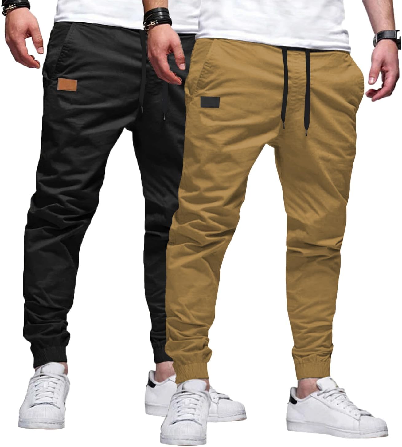 JMIERR Mens Casual Joggers Pants for Outdoor and Sports Use