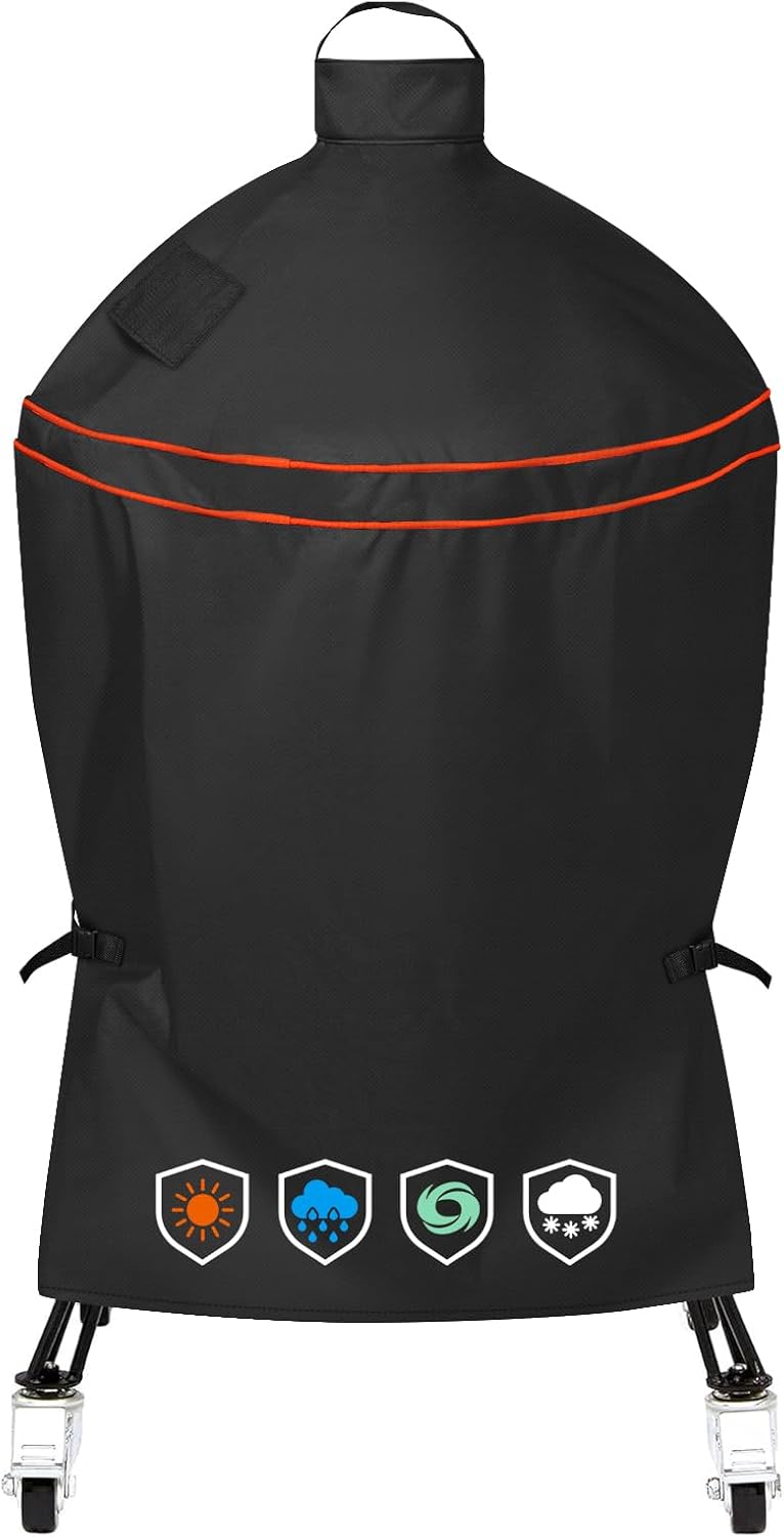 Heavy-Duty 600D Grill Cover for Kamado Joe and 18-inch Grills
