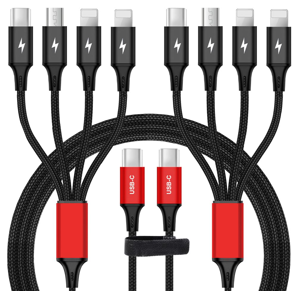 4-in-1 Nylon Braided Multi Charger: ZONLELE