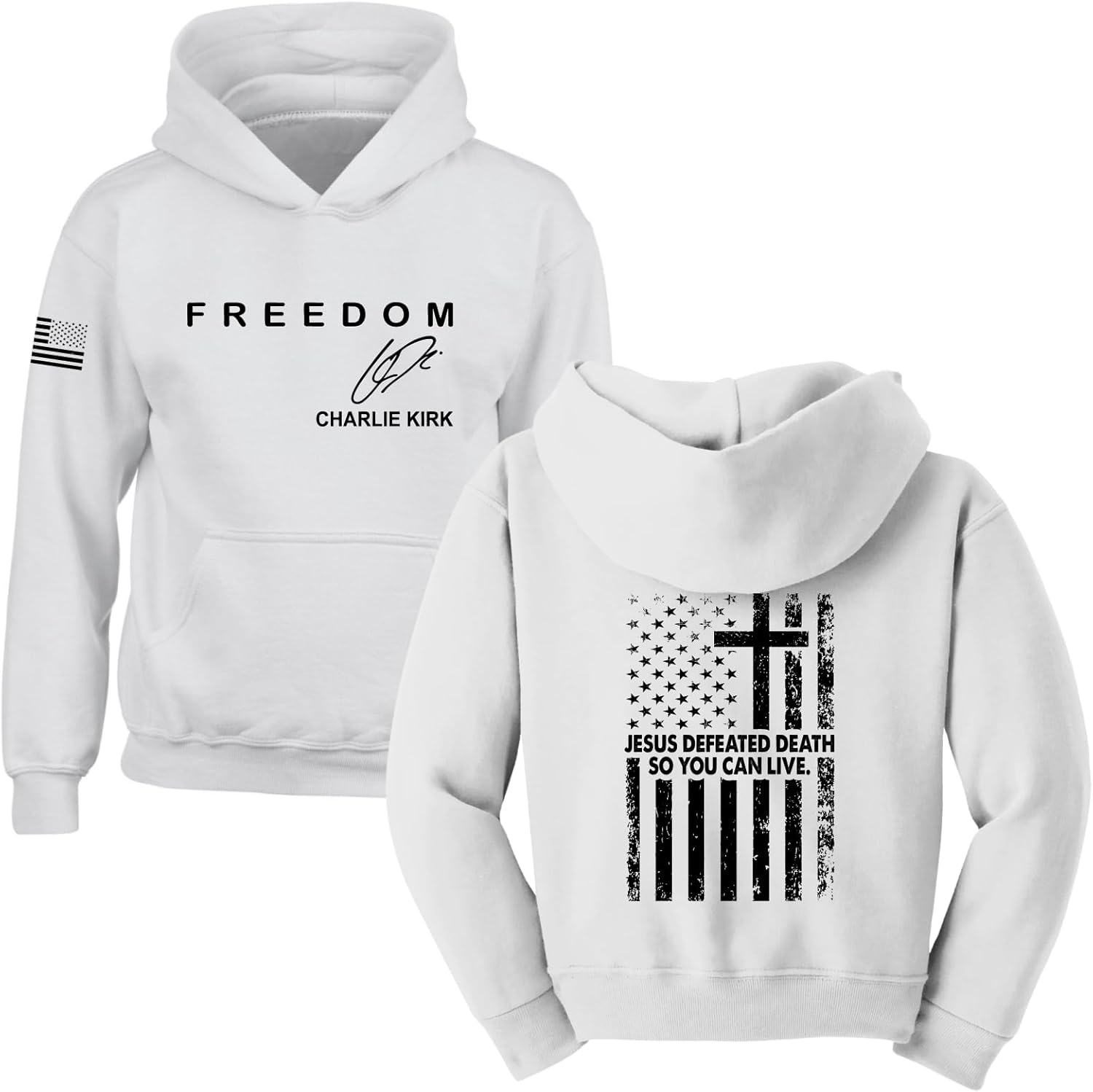 Freedom God Family Patriotism Shirt for Men in Red White Blue