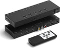 4In to 2Out HDMI/AV Switch with 3 HDMI 2.0 Inputs - Dual Output