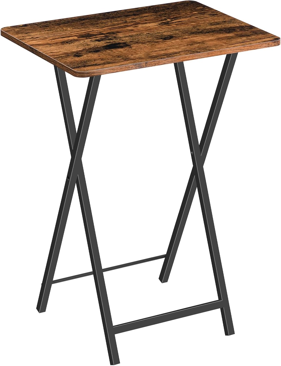 HOOBRO Folding TV Tray Table - Space-Saving & Stable!