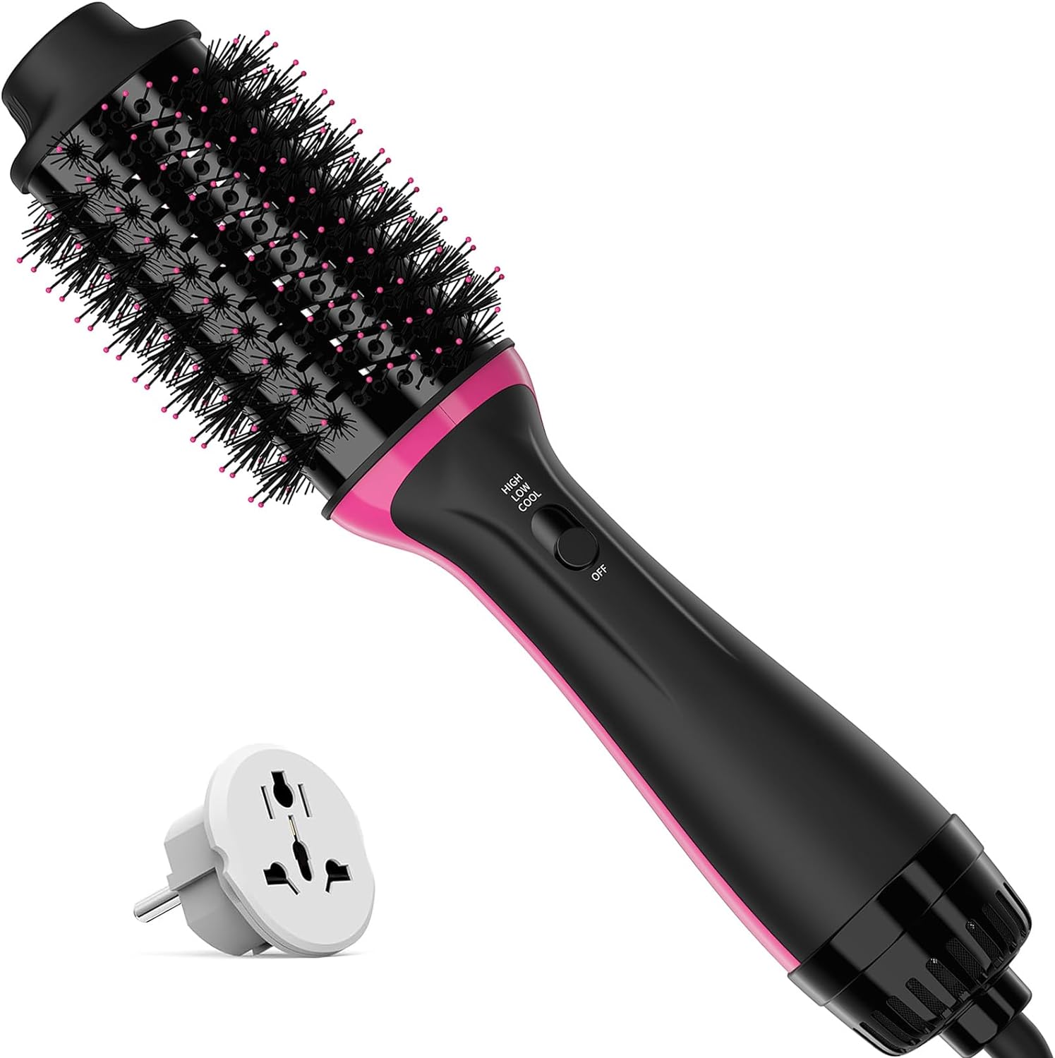 Dual Voltage Hair Dryer Brush: European Travel Essential