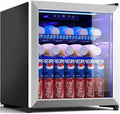 1.75 Cu.Ft Beverage Fridge with Glass Door - Compact Beverage Cooler