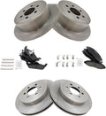TRQ Front and Rear Brake Pad & Rotor Kit for Dodge Dakota
