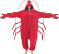 Adult Lobster Crab Onesie Costume - Cozy Sea Crustacean Cosplay