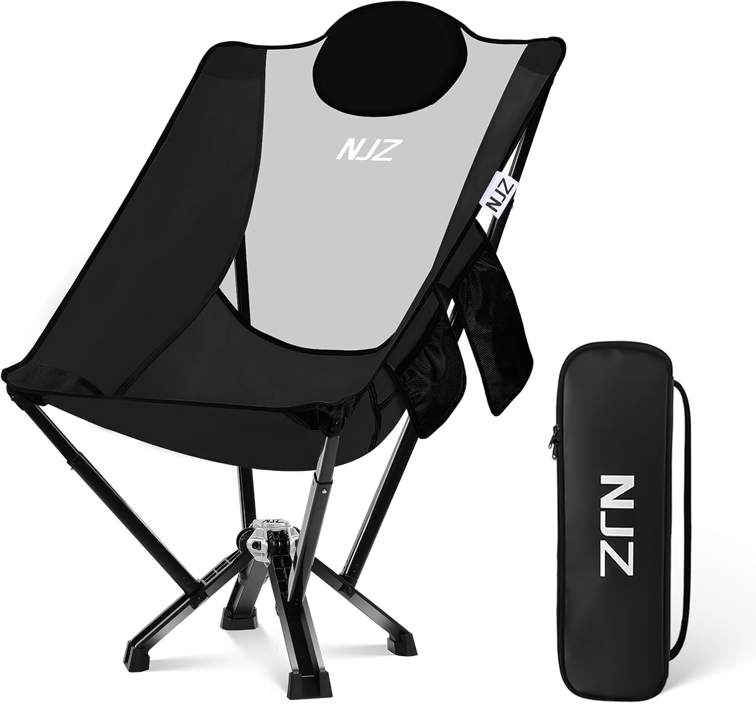 High Back Portable Camping Chair with 450 LBS Capacity