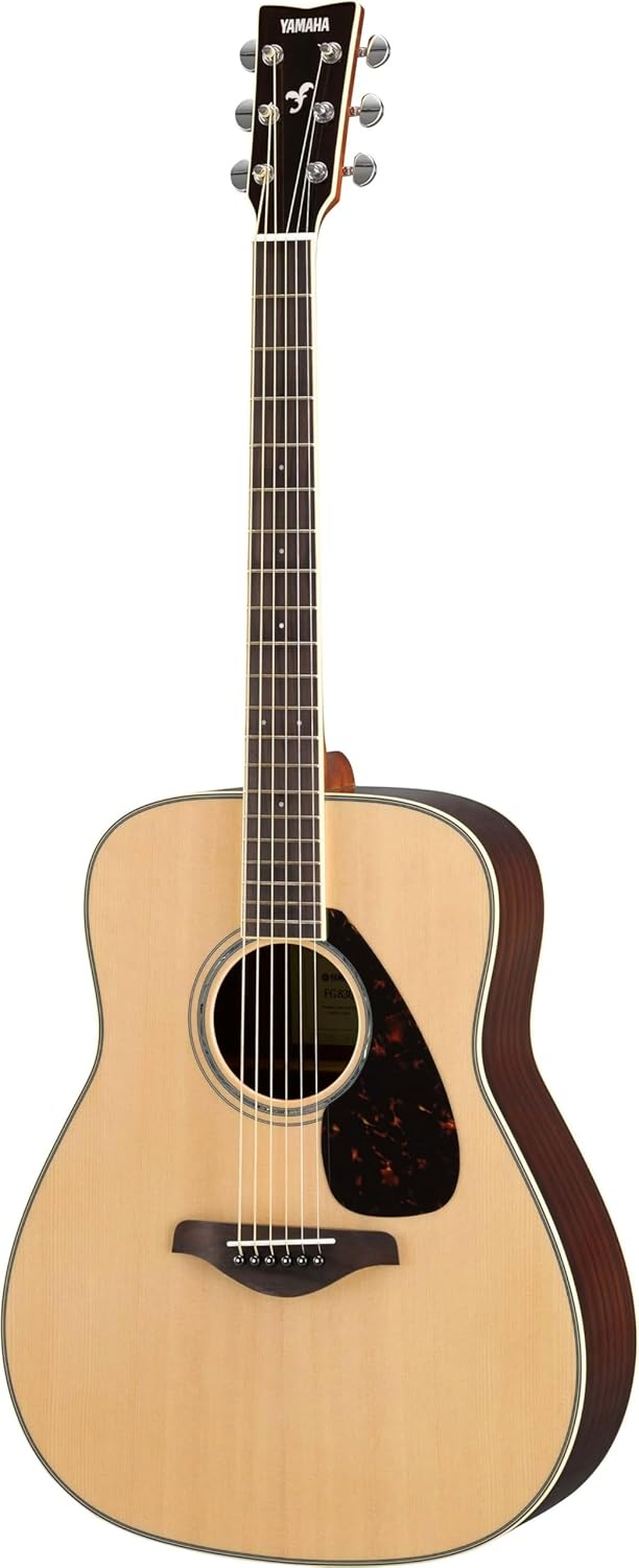 Yamaha FG840 Acoustic Guitar: Solid Top & Flamed Maple